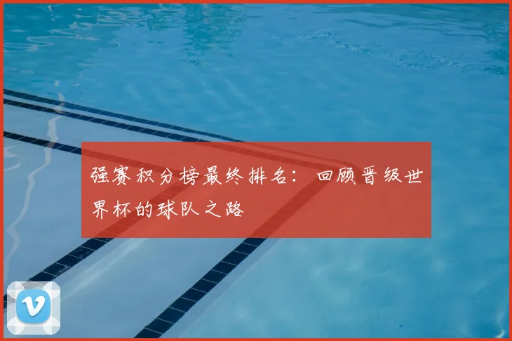 强赛积分榜最终排名：回顾晋级世界杯的球队之路