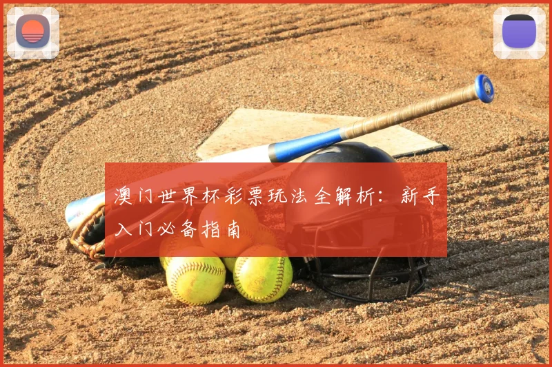 澳门世界杯彩票玩法全解析:新手入门必备指南